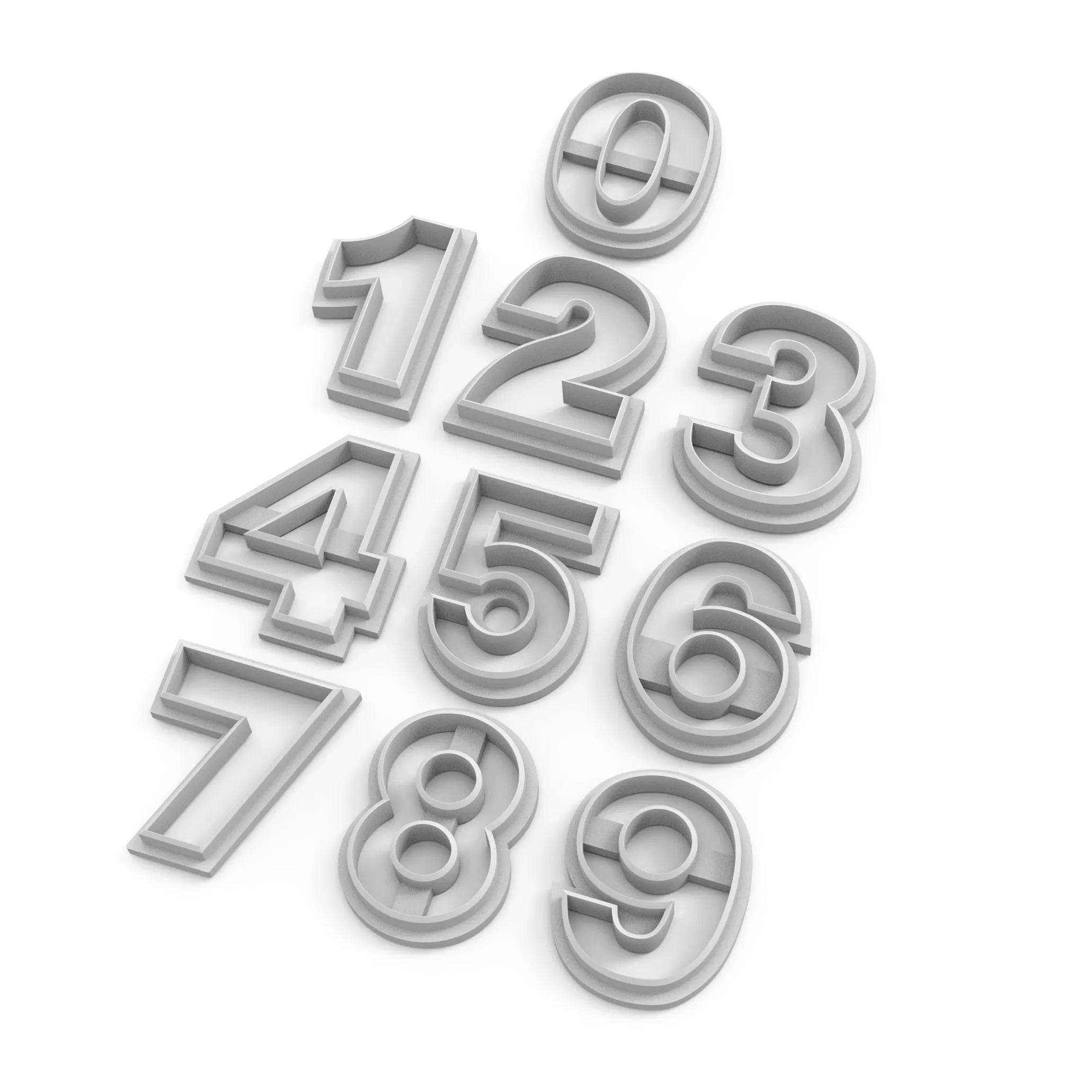 COOKIE CUTTER - NUMBER CAKE-TOOLS-TBMOLDS UAE