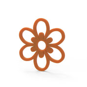 Visualisation 3D du moule tuile fleur #2, outil de pâtisserie pour décors délicats