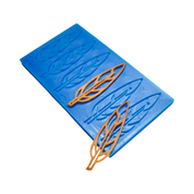 Moule silicone tuile plume, détail des empreintes, outil de pâtisserie