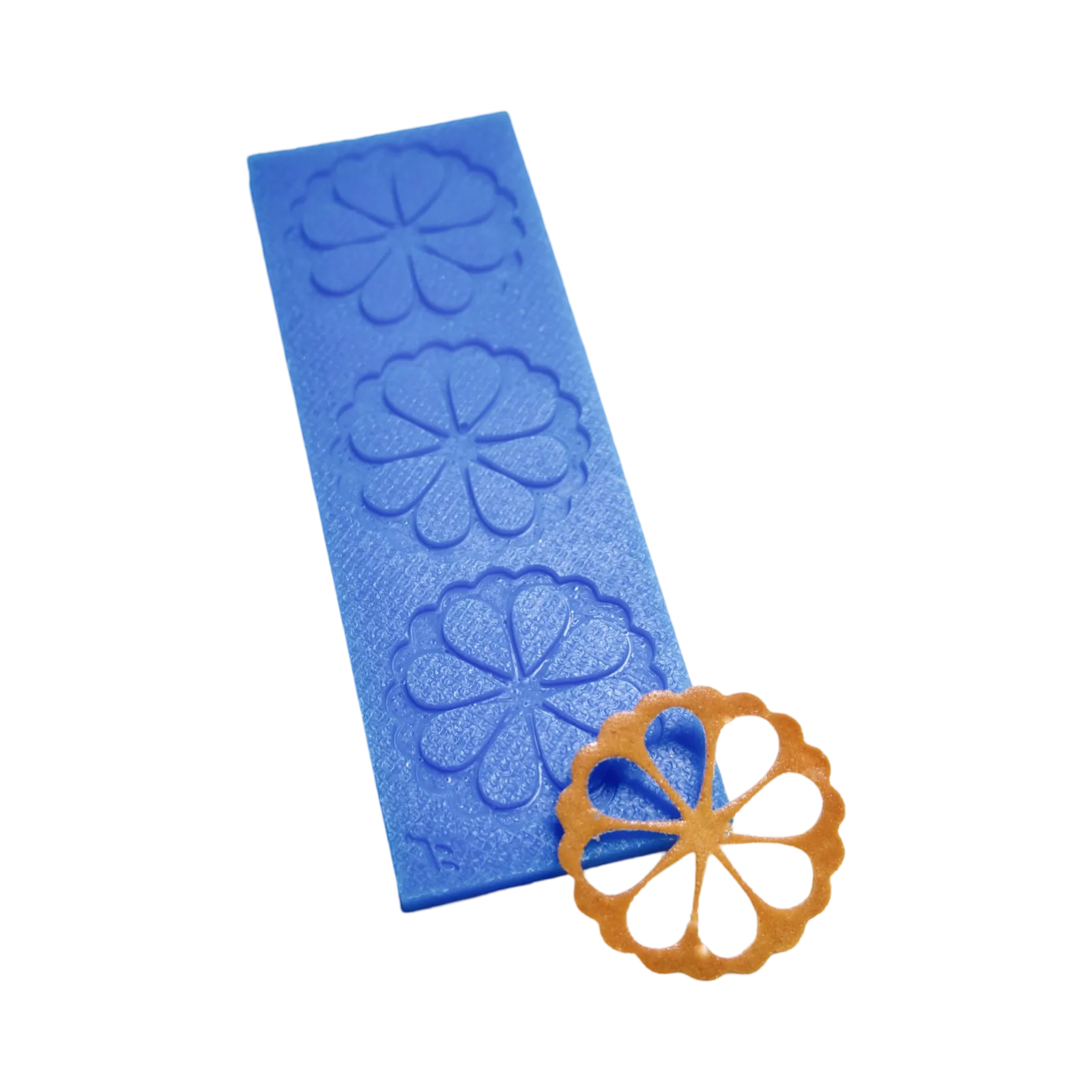 FLUTED FLOWER SILICONE MAT-SILICONE MOLD-TBMOLDS UAE