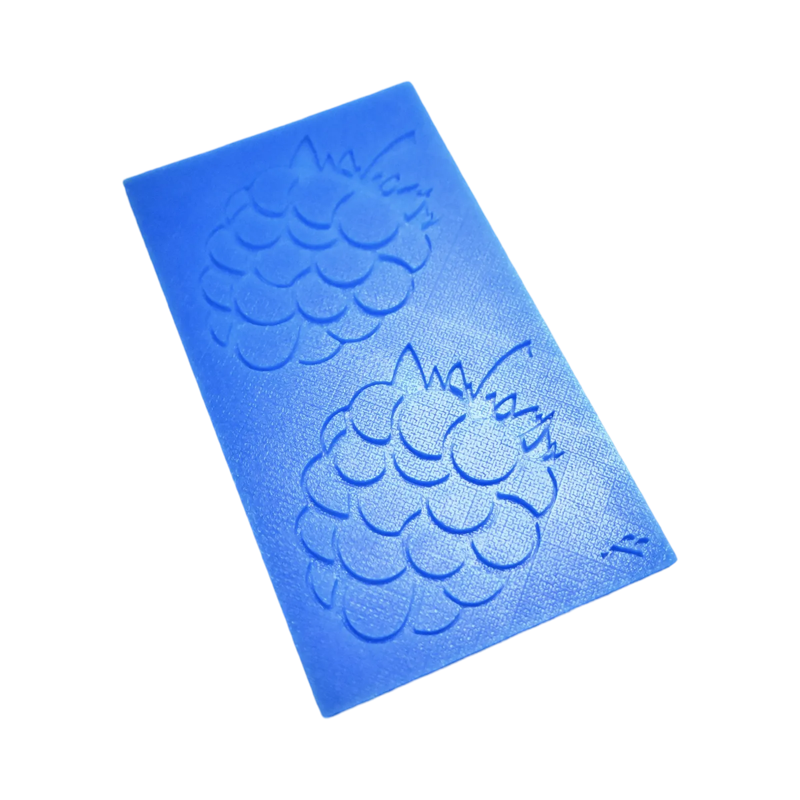 Moule en silicone platine, tuile ginkgo, 2 empreintes, texture réaliste pour décors originaux