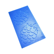 Moule en silicone platine, tuile ginkgo, 2 empreintes, texture réaliste pour décors originaux