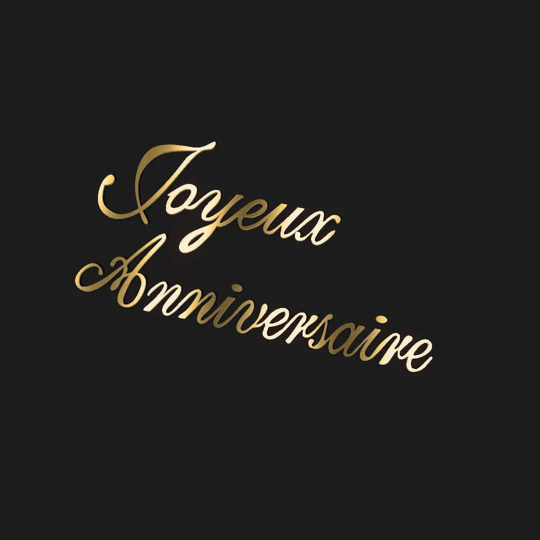 STAMP - JOYEUX ANNIVERSAIRE-TOOLS-TBMOLDS UAE
